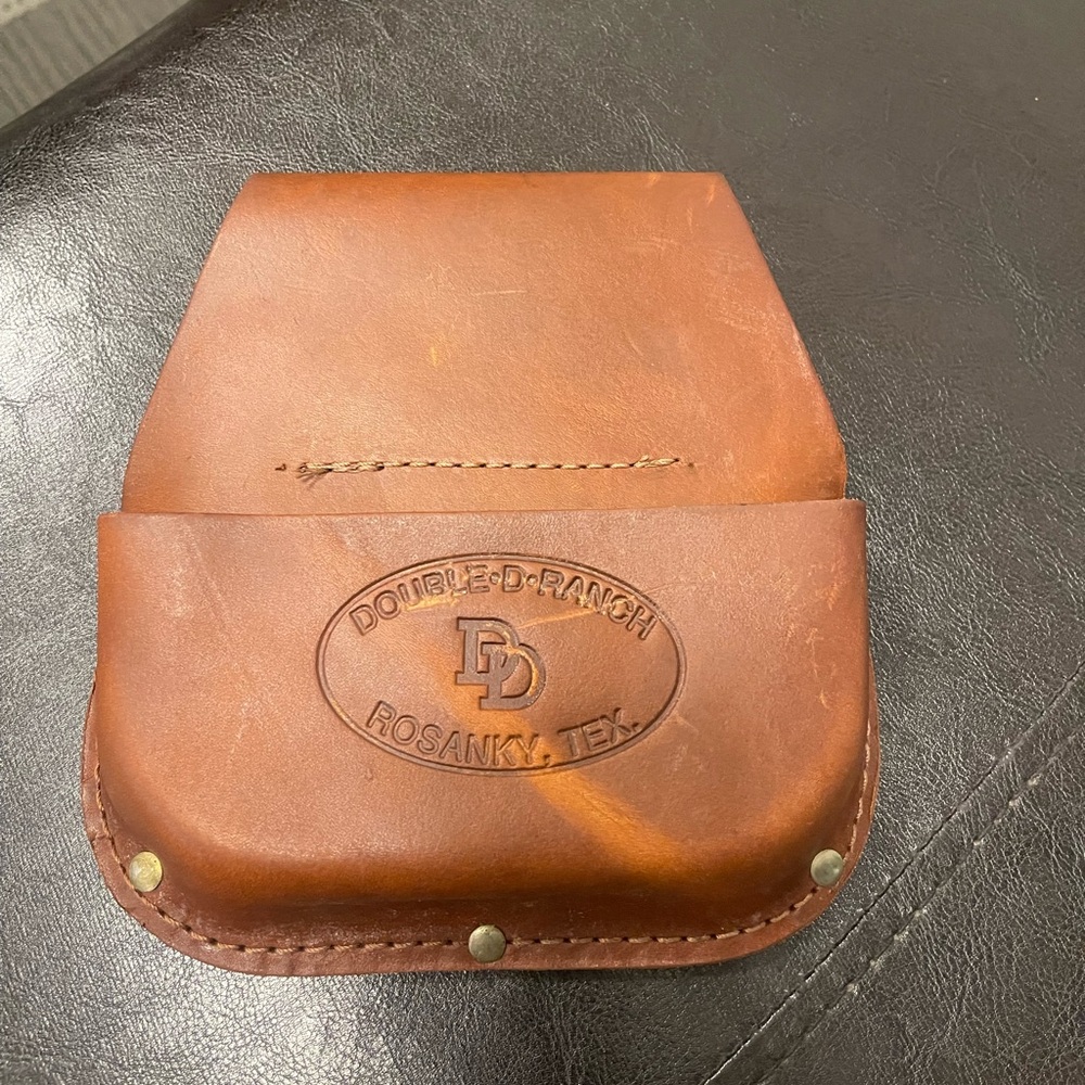 Double D Ranch butt buddy holster leather